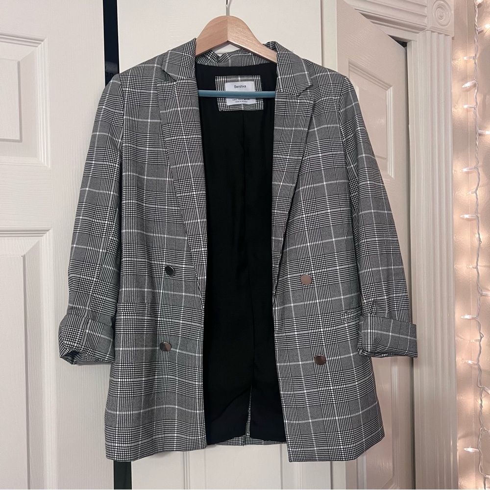 Plaid Bershka Blazer